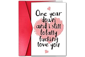 Sentimental First Anniversary Card for Boyfriend