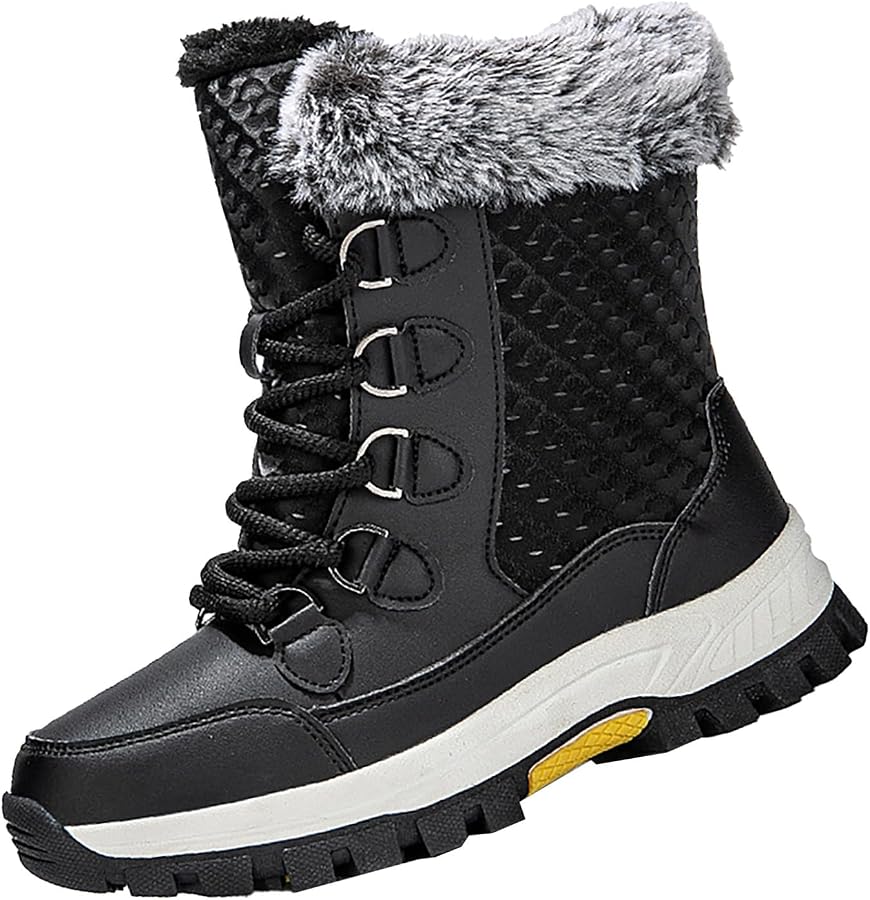 Stivali Invernali Donna Cushion Walk Ace – Termici, Imbottiti, Con Zip E Fibbie, Antineve - Foto 3