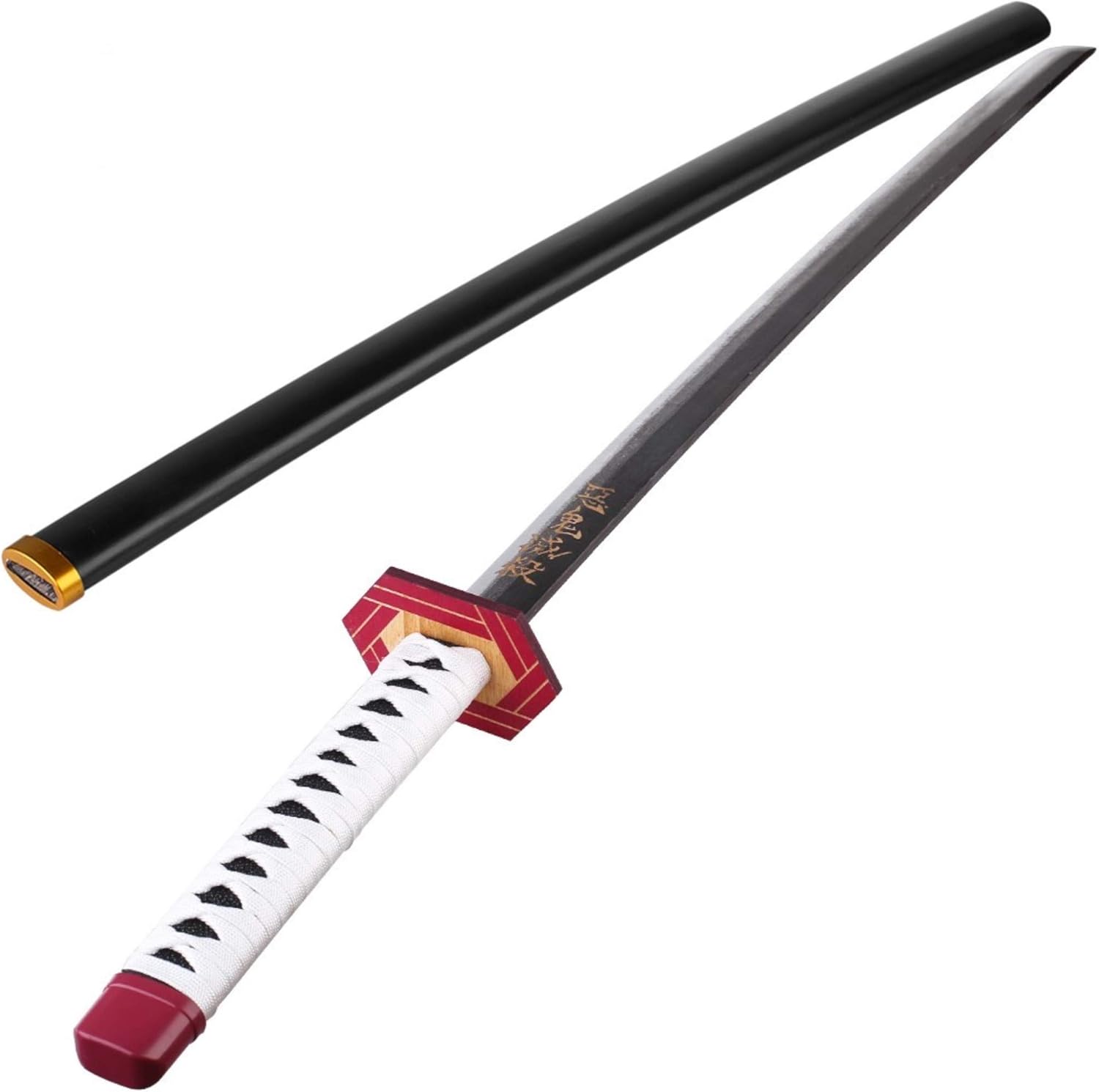 Amazon Coswin 鬼滅の刃 日輪刀 纯木製 冨岡義勇 刀 100cm にちりんとう 冨岡 義勇刀 コスプレ 仮装 通販