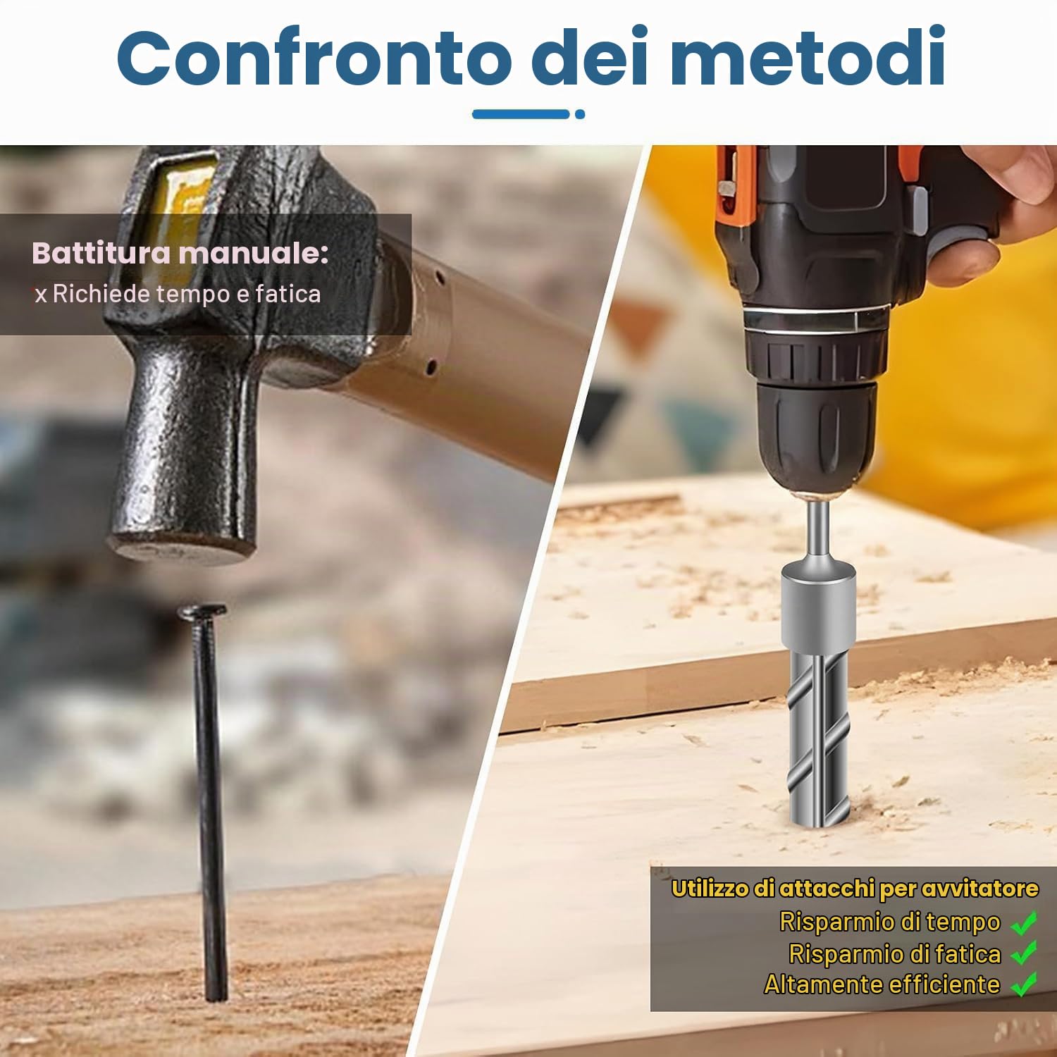 5 Pits Terra Driver per Pali, TOOSOAR Multifunzionale Testa di Martello per Pali di Terra, Pali di Recinzione, Interno φ 65MM