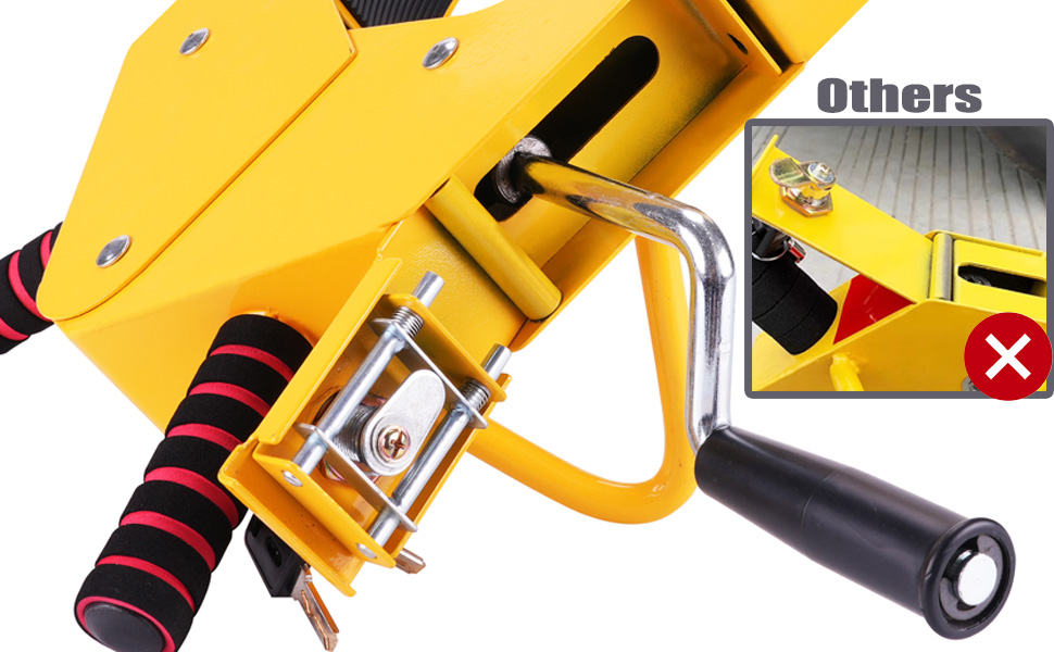 Amazon.com: TURNART Universal Wheel Lock Anti Theft for Cars SUV