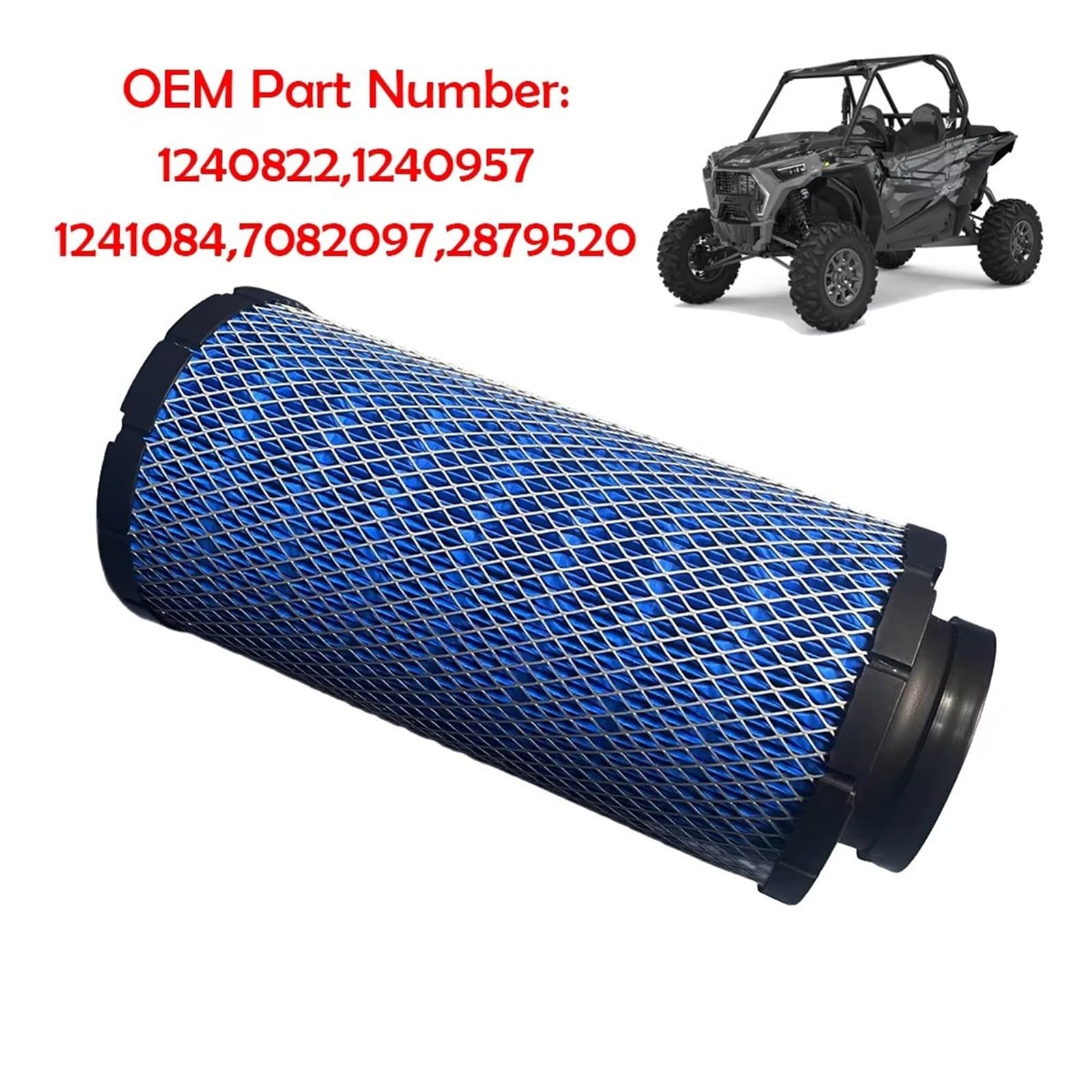 Filtro Aspirazione Aria Moto Per Polaris PER RZR XP | 4 Filtro aria moto 1000 Turbo 2014-2021 1240822 1240957 7082097 1241084 2879520
