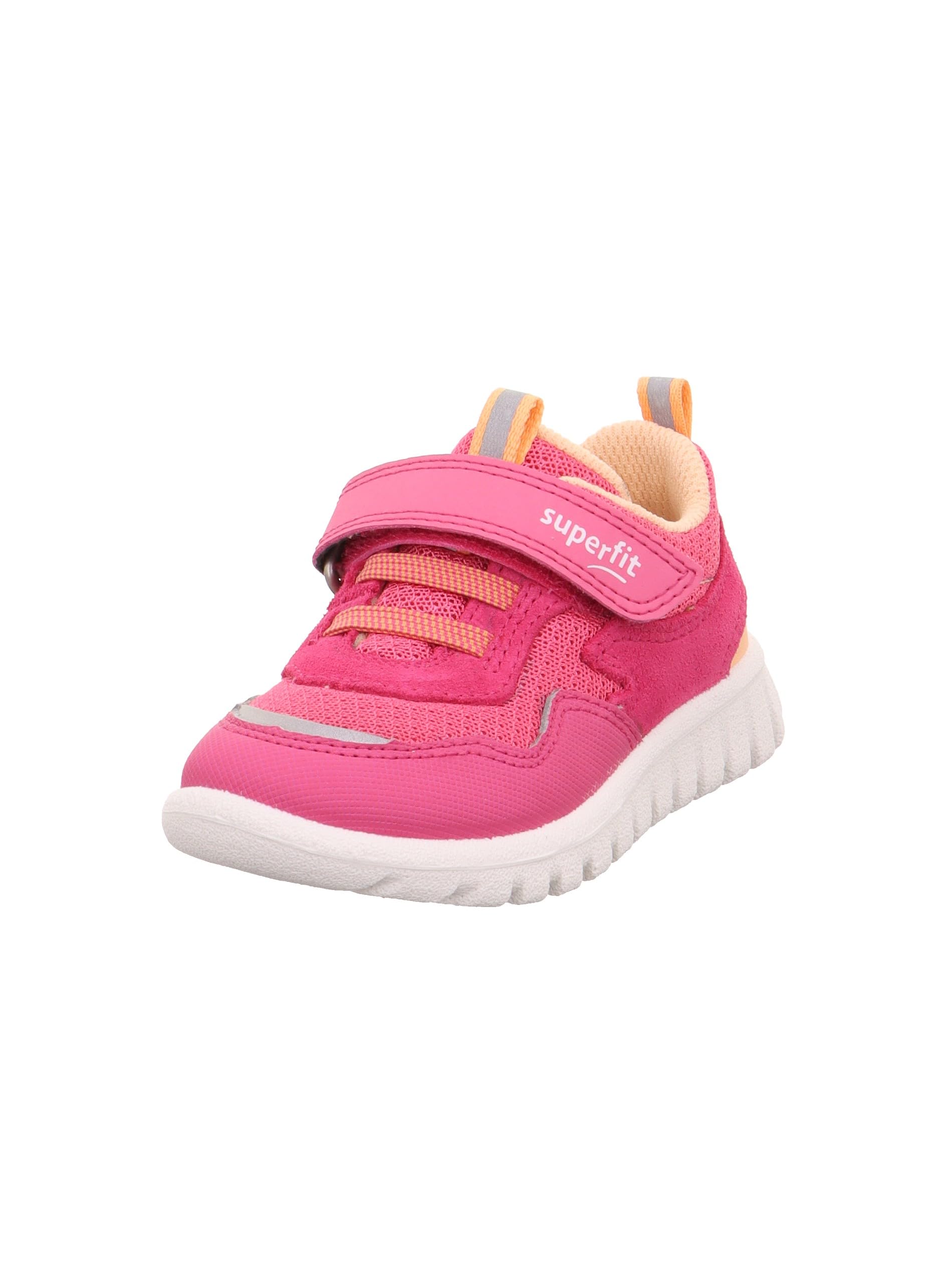 Superfit Girls' Sport7 Mini Trainers, Pink Orange 5510, 4.5 UK Child