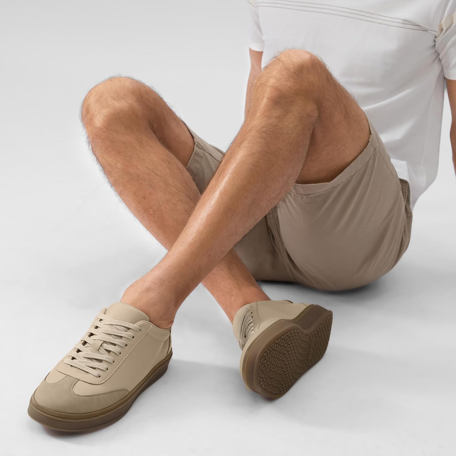 Mens Casual Shoes Business Dress Sneakers Classic Lace-up Walking Shoe - Image 6