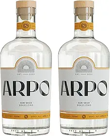 Arpo Gin Seco Brasileiro 750ml London Dry Kit c/ 2