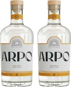 Arpo Gin Seco Brasileiro 750ml London Dry Kit c/ 2