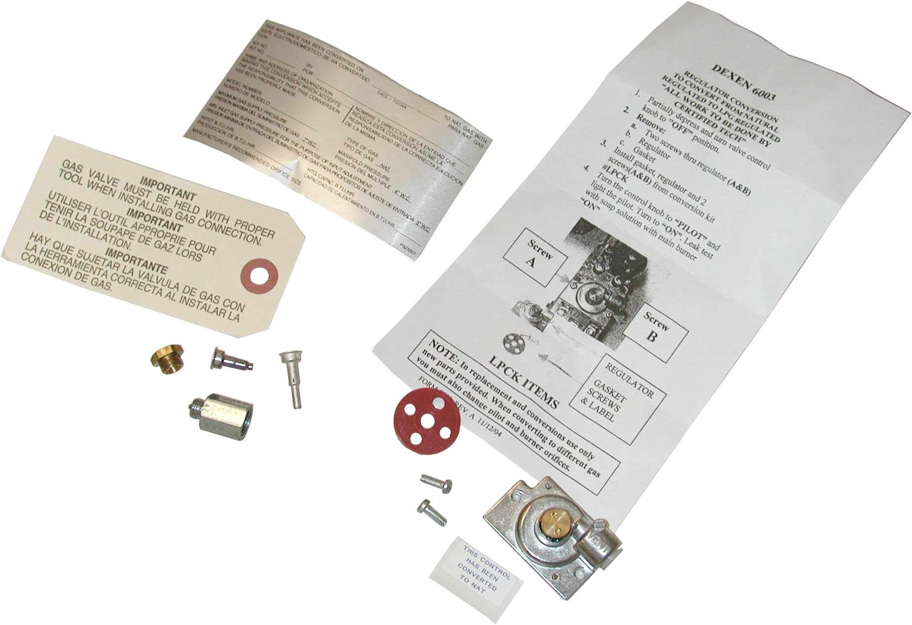 Williams Furnace Company Williams 8932, Natural, 35,000 BTU Liquid Propane Gas Conversion Kit