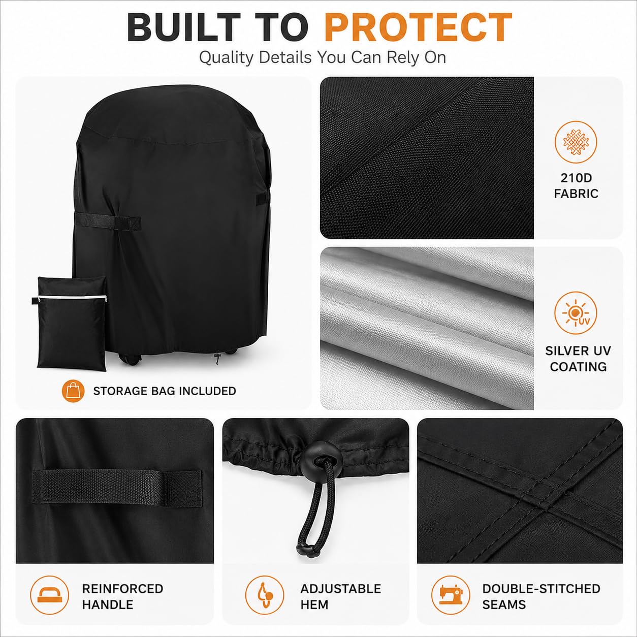 Funda para Barbacoa para Outsunny/Aosom 846-033 18.3in