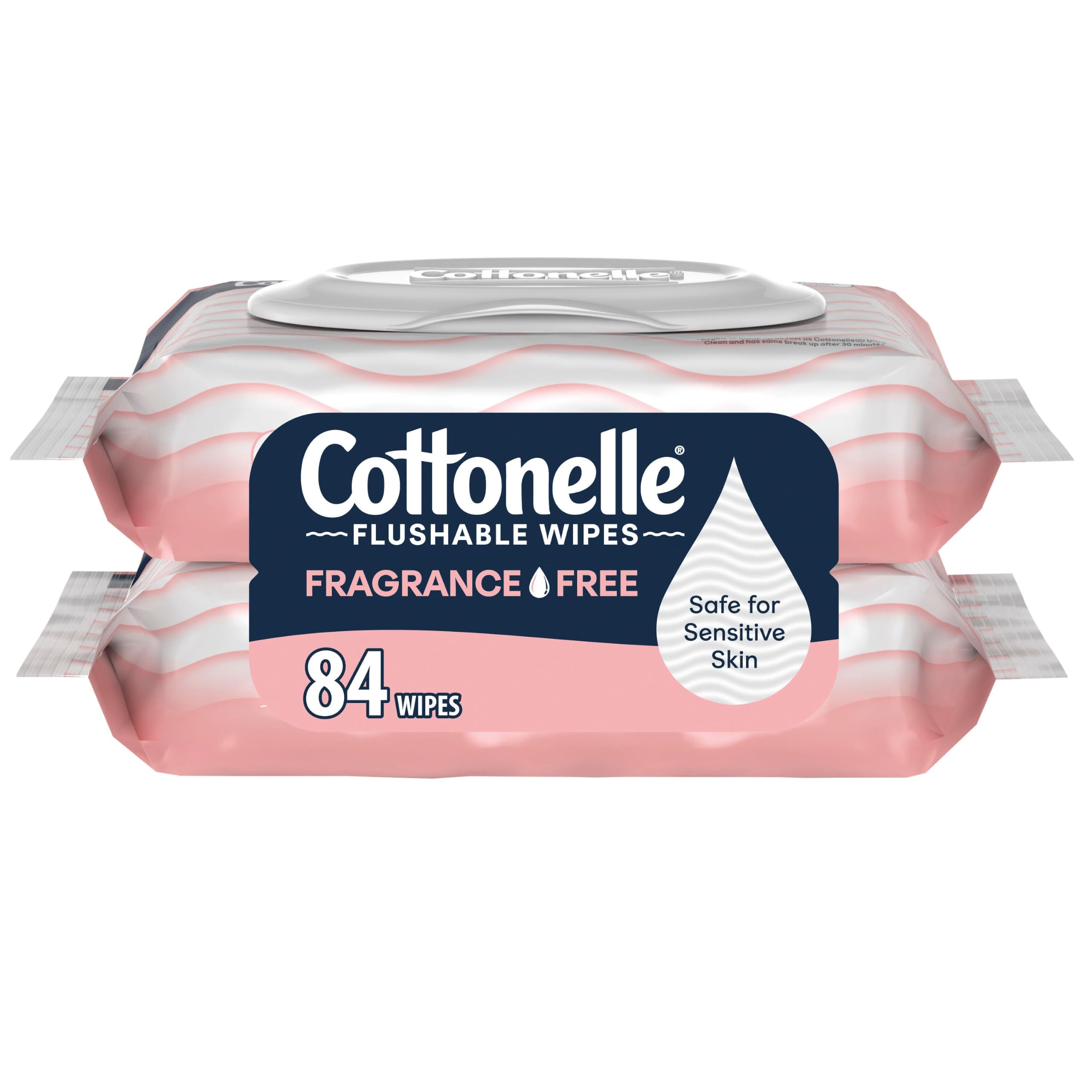 Cottonelle Fragrance Free Flushable Wet Wipes pack | Mubboo