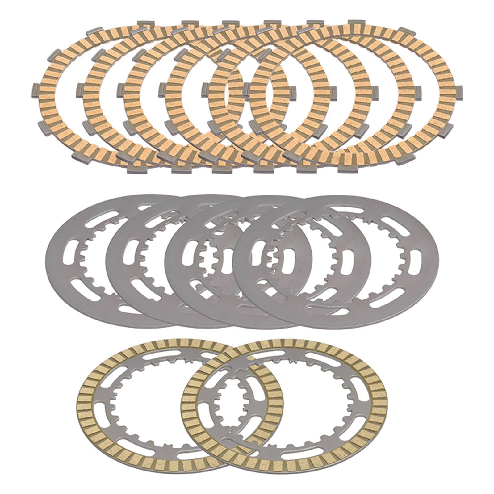 LMNMY Clutch kit Motorcycle Engine Parts Replacement Friction Discs Clutch Plate Kit for Suzuki for Burgman AN650 2003-2018(One Set)