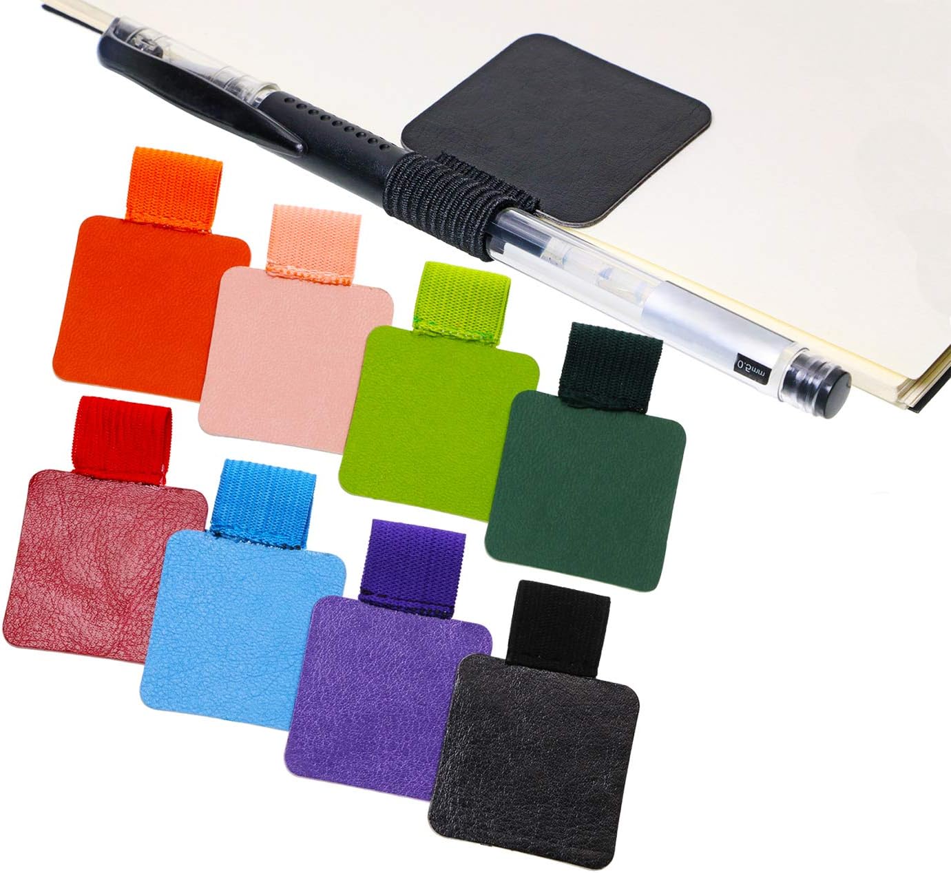 Journals Clipboards Black KESOFA0017 Pen Loop Holder Kereda 12 Pack