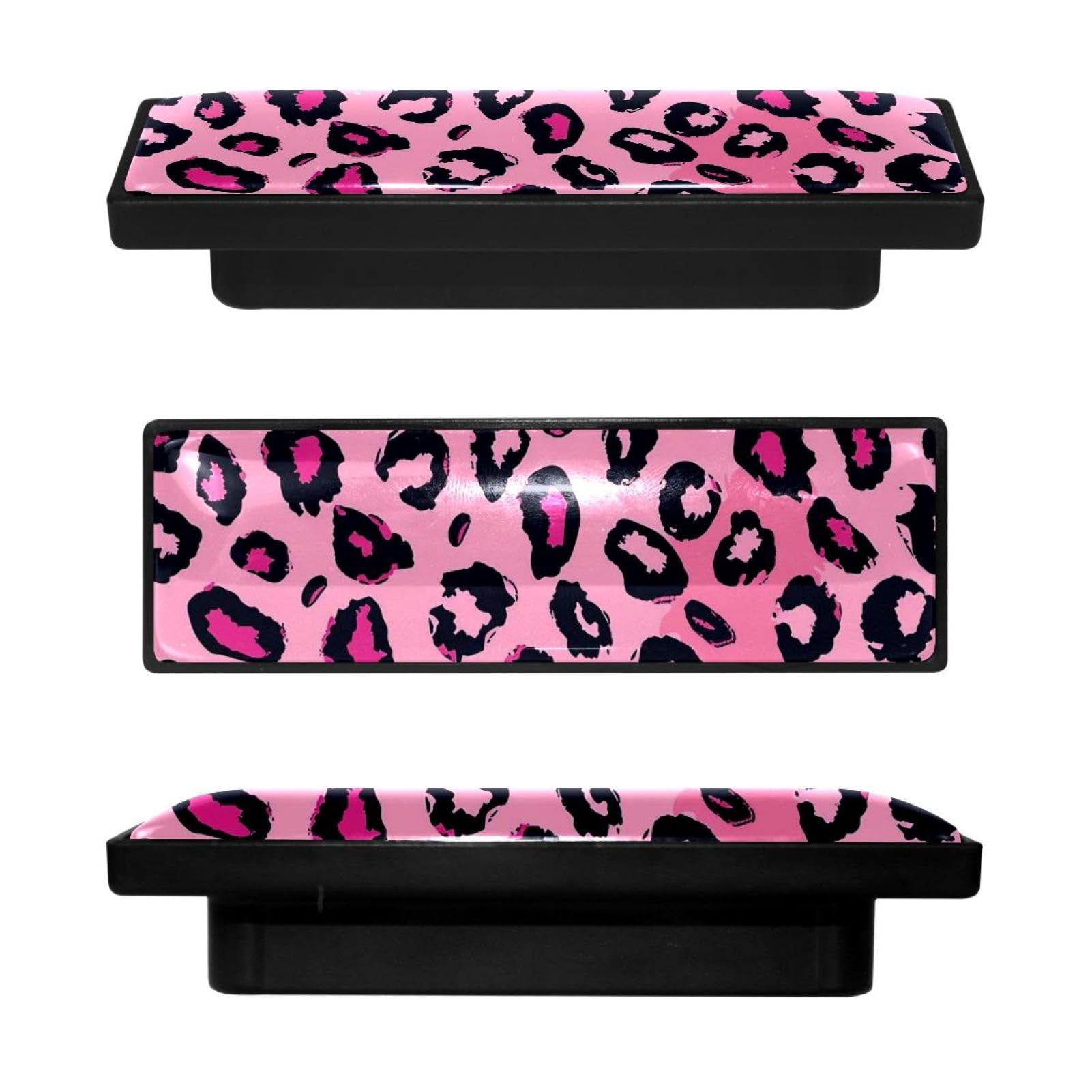 Boutons de cuisine léopard rose pour décorer la chambre