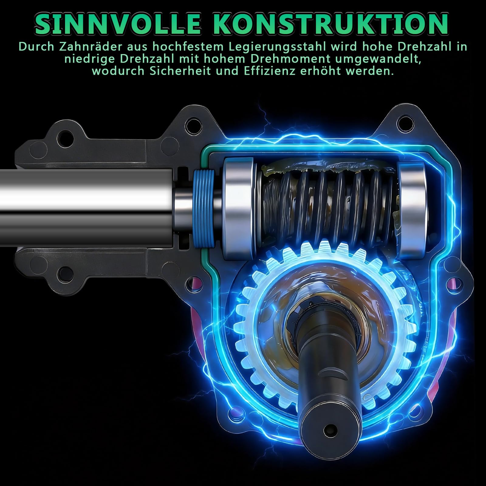 2 In 1 Akku Bodenhacke und Rasentrimmer Kompatibel mit 2 x 4Ah Akkus, Akku Motorhacke mit 25cm Arbeitsbreite & 23cm Arbeitstiefe, 12 Rostbeständige Messer für Bodenbearbeitung und Gartenarbeit