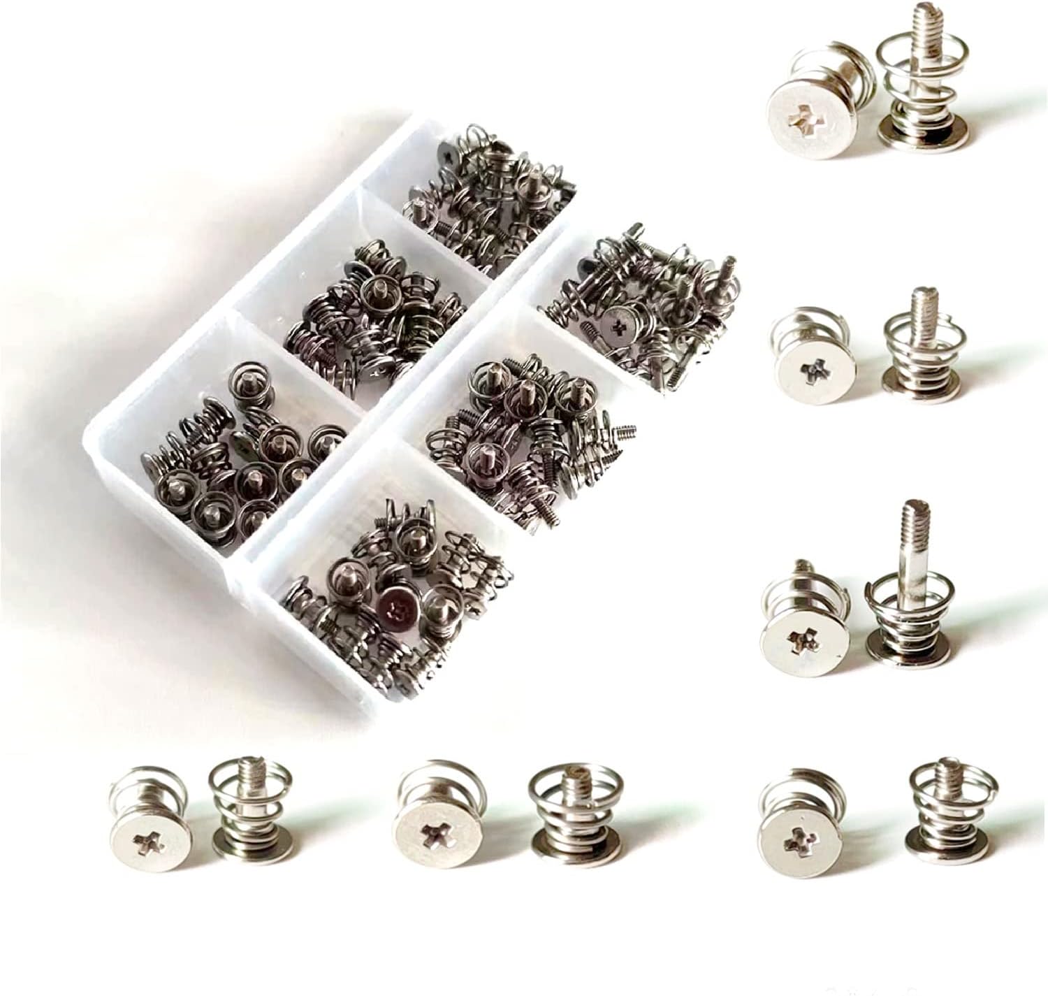 Easycargo 72pcs M2 Graphic Card Heatsink Screw Mounting Kit, GPU Spring