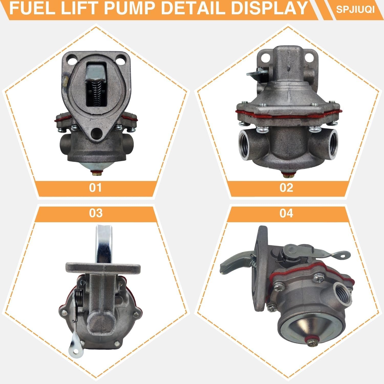 02100087 02134511 02239550 04150197 Fuel Lift Pump for Deutz D4006 D4007 D4506 D4507 D4807 D5006 D5206 DX80 6035 6150 6240 Deutz Fahr 4.31 4.51 4.56 6.06 Intrac 2002 2003 2004