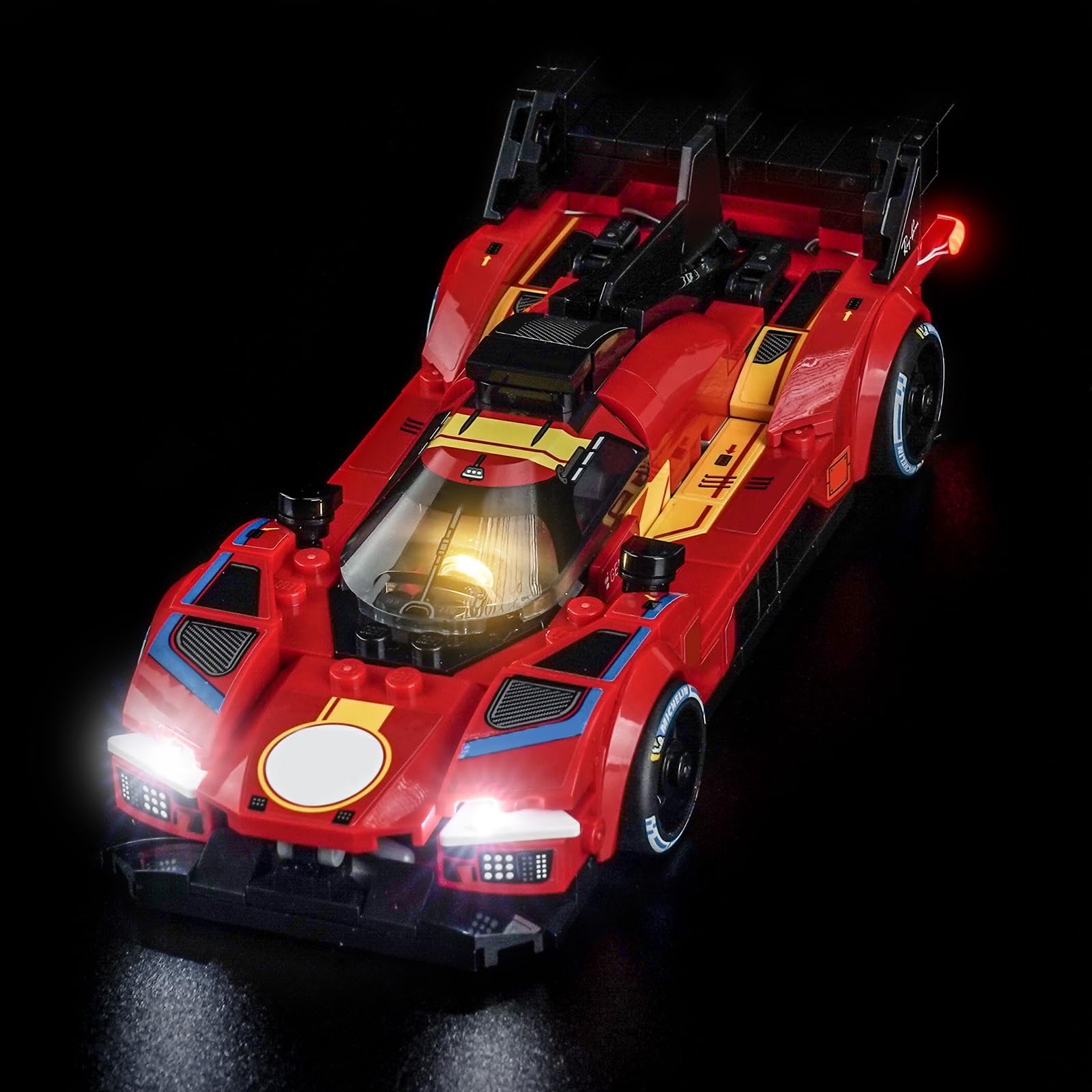 Light Kit Compatible with Lego 77261 Ferrari 499P (No Model), Decoration Lighting Set Compatible with Lego Ferrari 499P Blocks Model — image 1