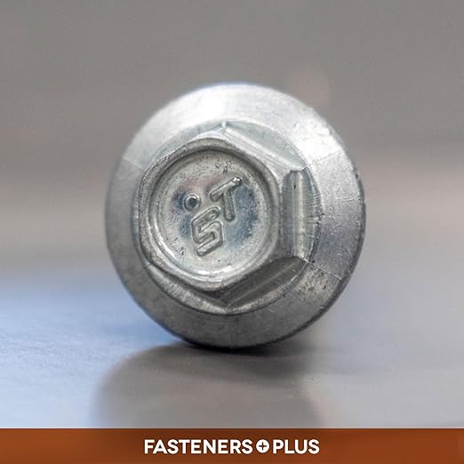 Tornillos ST Fastening #14 x 7/8" Galvanizados con arandela EPDM 250 unidades miniatura 6