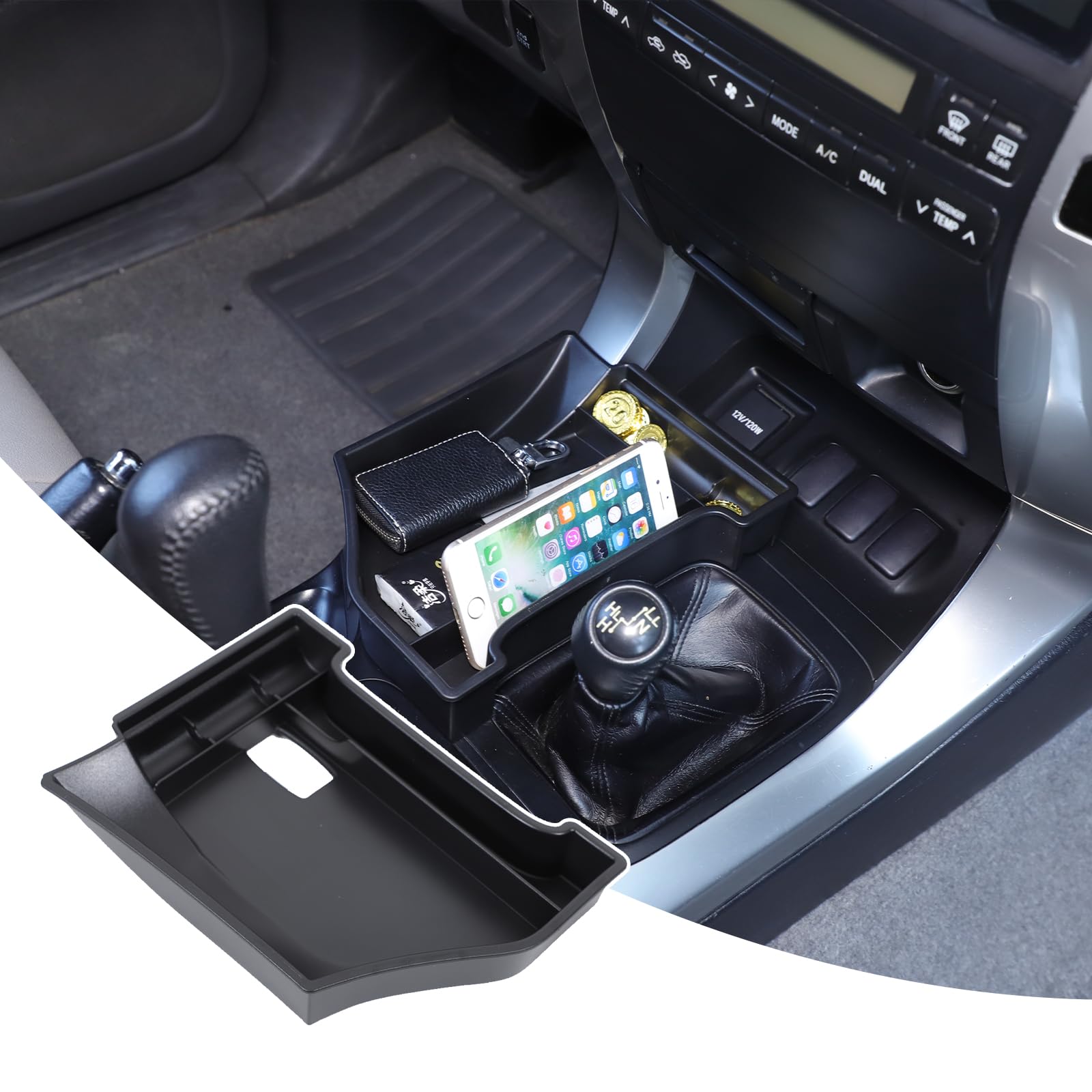 TOYOTA(トヨタ) 純正部品 STORAGE BOX Amazon.com: Heutamo Center Console Gear Shift Storage Box