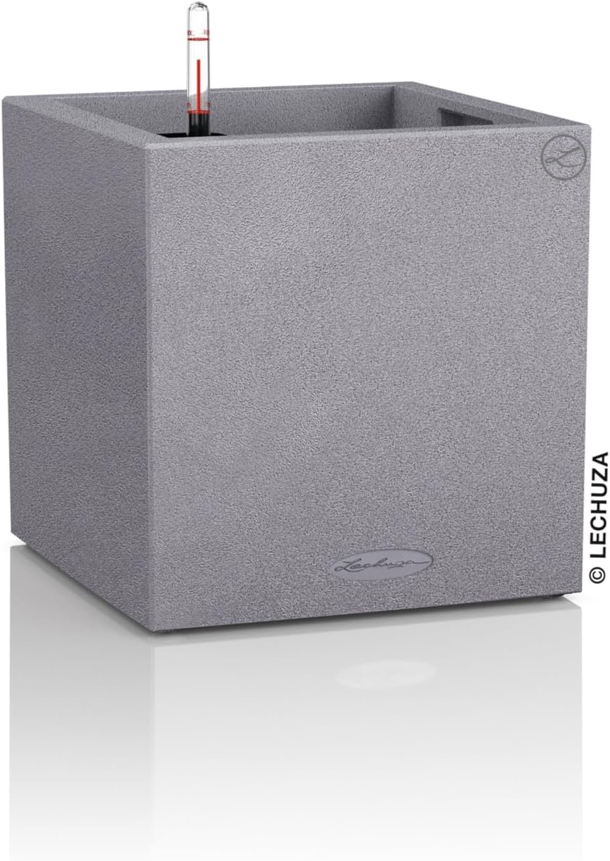 AmazonUkkitchen Lechuza Canto Colour All-in-One Square 40 Planter,