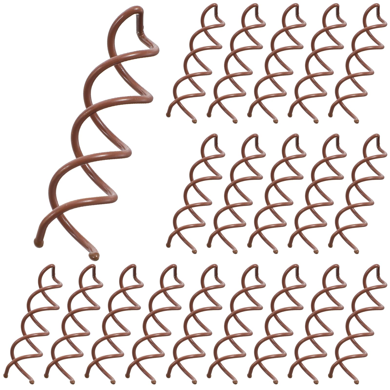 Molain 20 Stück Spirale Haarspange, Spiral Haarnadeln Haar Clip Haar Accessoires Rotierende Diy Haarnadeln Haarspangen für Haarstyling Geeignet Für Verschiedene Frisuren