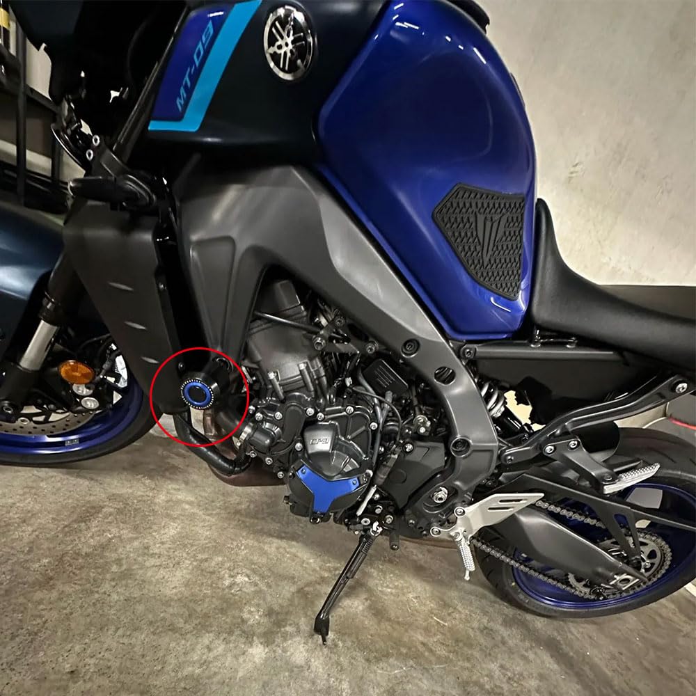 MT07 Glissières de Cadre Compatibles avec MT07 2014-2022 2023 2024 2025 + | MT-07 Protège-chute MT 07 Glissières de Protection MT07 Protège-chute Accessoires BK
