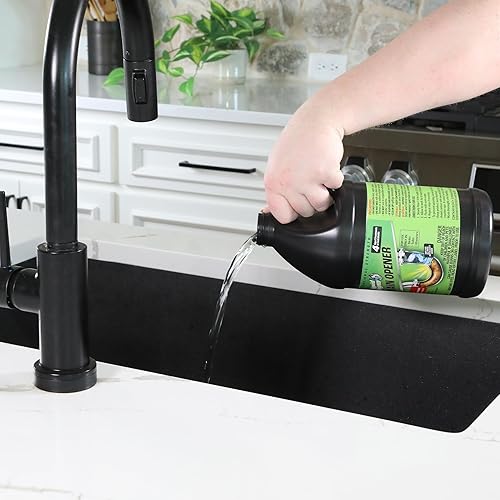 Miniatura 6 de Liquid Rhyno - Abridor de drenaje de 62 onzas, 2 unidades concentradas para desagües de fregadero, bañera o ducha, acción rápida Pro Strength limpia