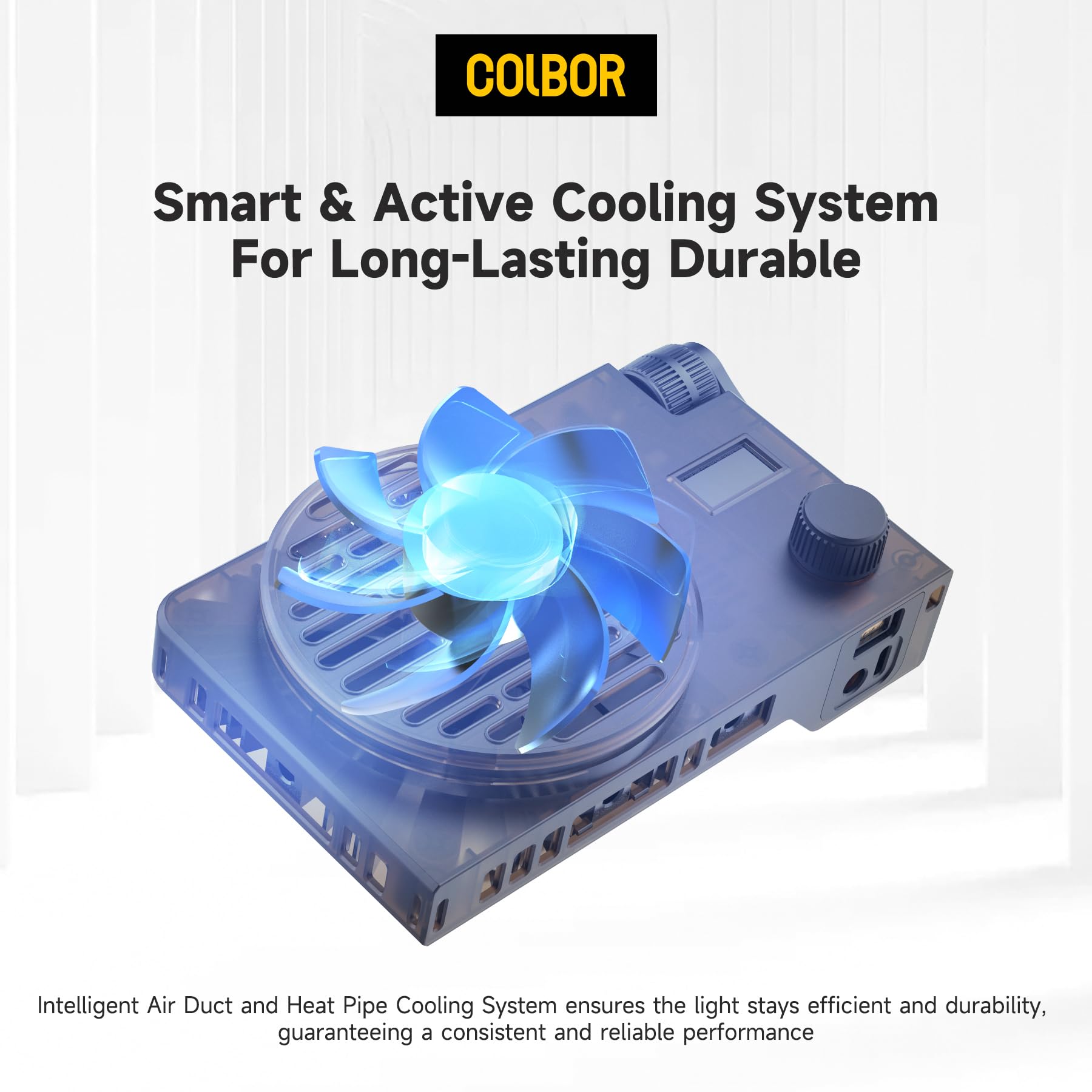 Amazon | COLBOR W60 COB LED 撮影ライト 2700-6500K CRI97+ APP
