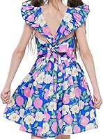 Vista 149 de Vestido de verano para niña, de algodón, con diseño floral