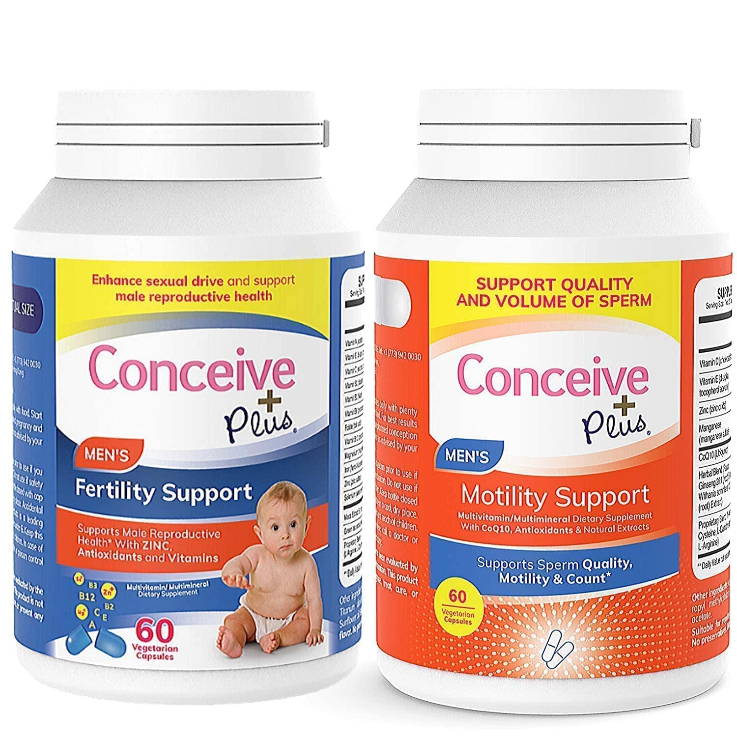 Buy CONCEIVE PLUS Mens Motility Bundle Mens Fertility 60 + Motility