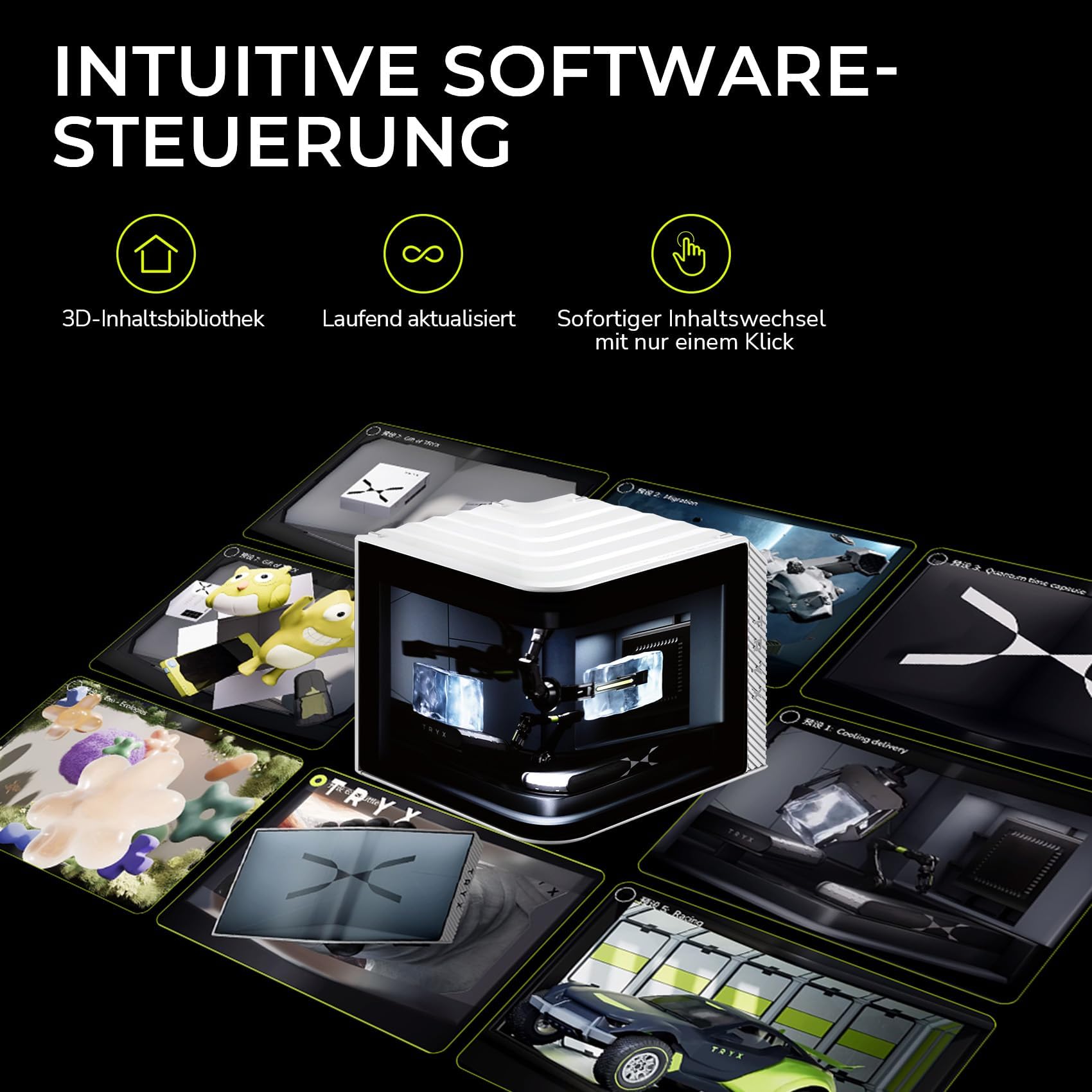 Amazon.co.jp: TRYX PANORAMA 水冷 CPUクーラー LEDモデル 240mm