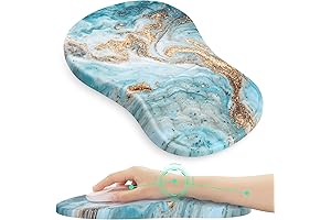 AQUACONTROL 2 - Aqua Blue Gaming Mouse Pad with Wrist Rest