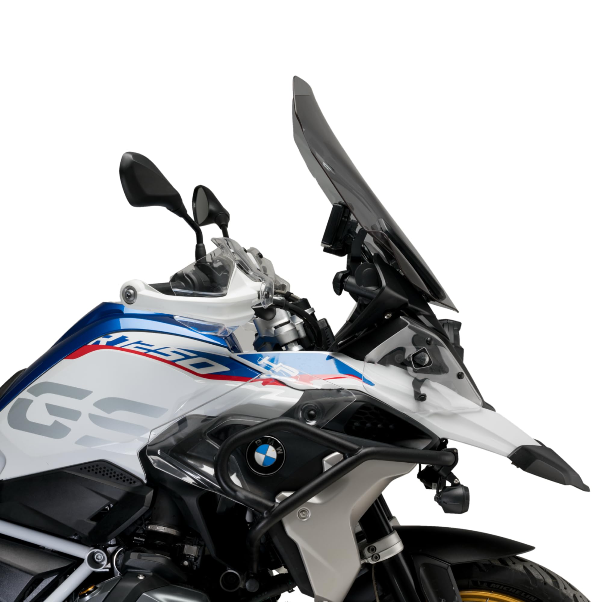 Cupolino Moto Parabrezza Plexiglass JD9 Touring Trasparente Compatibile con BMW R 1200-1250 GS ADVENTURE/RALLYE / - 2014-2024