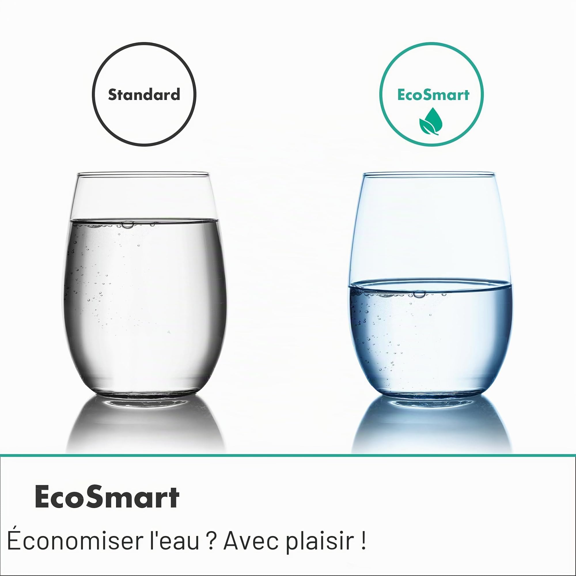 hansgrohe Activera S - Colonne de douche max. 8 l/min (EcoSmart) avec mitigeur thermostatique, douche pluie, douchette (2 jets), support, tuyau, barre et douche de tête, Chromé, 28078000