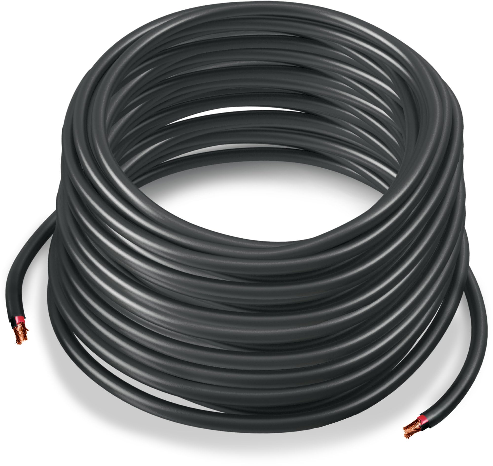 Pronomic BOXOE-50 Lautsprecherkabel 2x 2,5 mm² - Professionelles, 2-adriges Boxenkabel für DJ & PA - Aderquerschnitt: 2x 2,5 mm² - Länge: 50 m - Schwarz