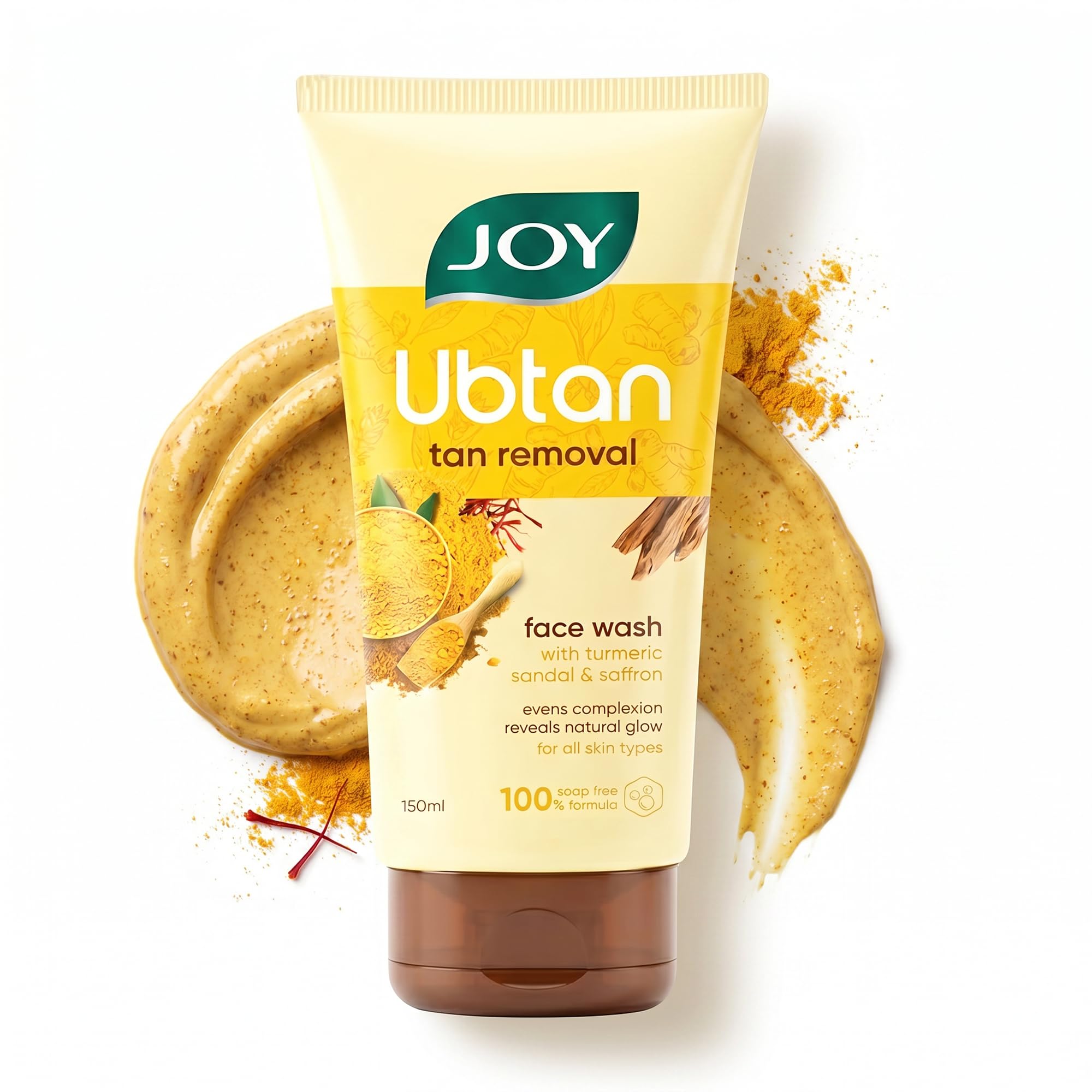 Joy Revivify Ubtan Face Wash | Tan Removal and Blemish Minimizing | Wi