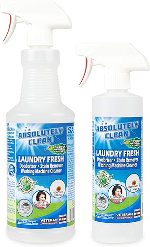 Vista 2 de Absolutely Clean Amazing - Detergente líquido para lavar ropa, removedor de manchas y olores, fórmula de base natural (fabricado en Estados Unidos)