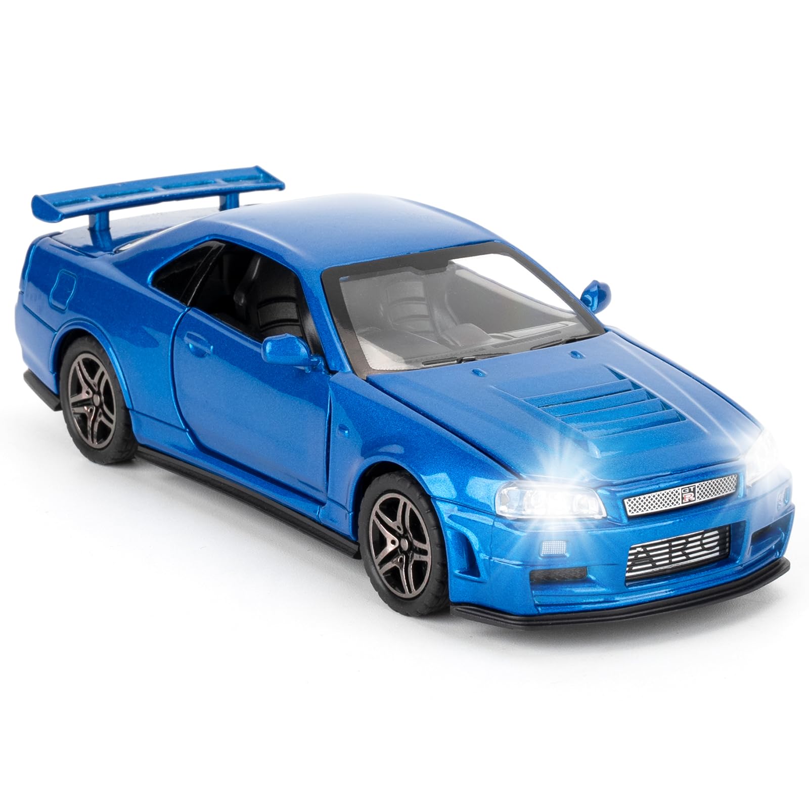 【ケース付き】NISSAN SKYLINE GTR(R34)ミニカー ミニカーショップ ケンボックス 【未開封品】INNOモデル☆IN64