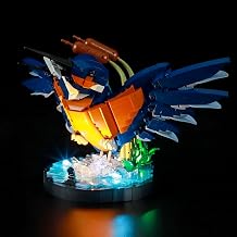 YEABRICKS LED Light for-10331 Icons Kingfisher Bird Building Blocks Model Building Set NOT Included