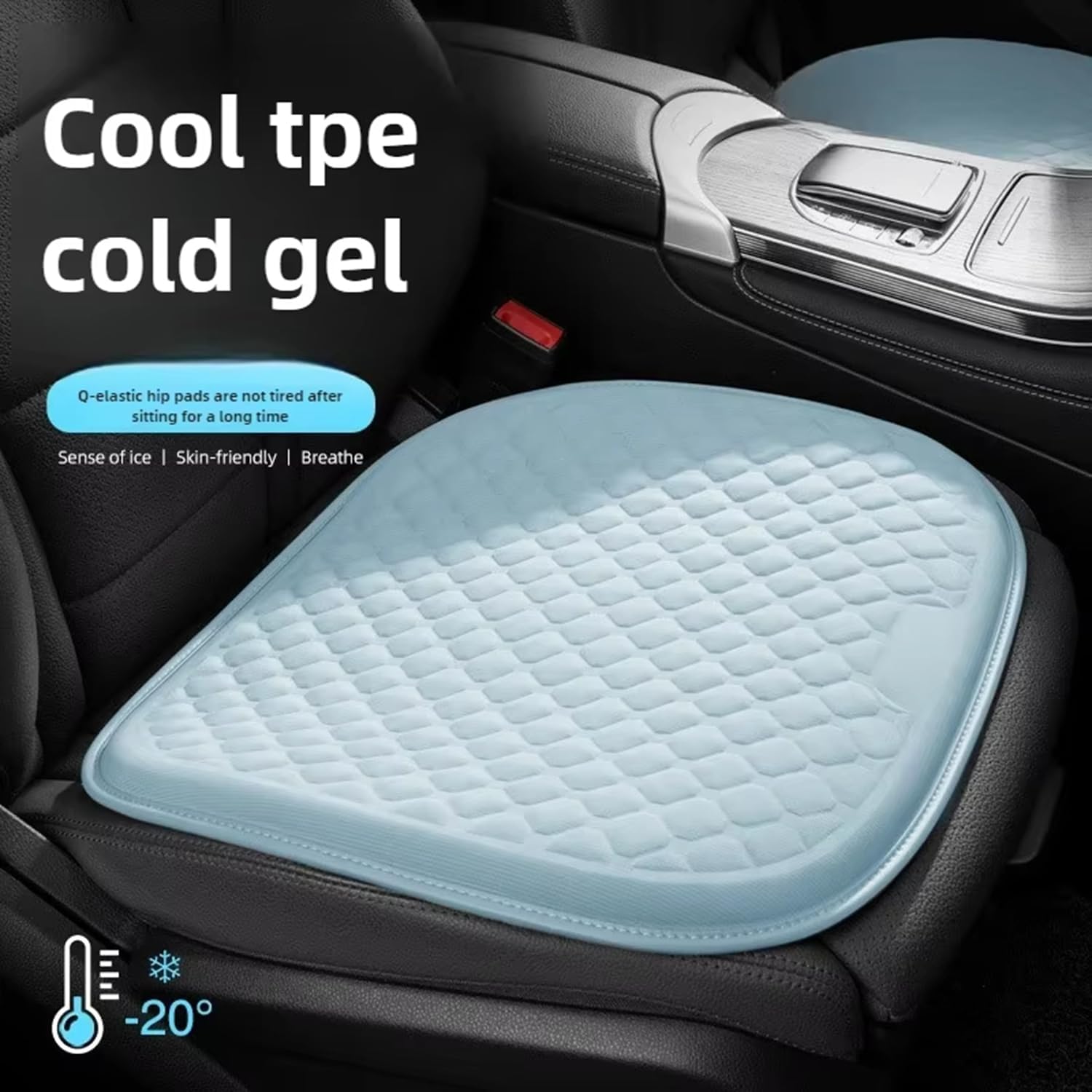 Cuscino Sedile Auto, per Jeep Avenger 2022-2025 Coprisedile Soft Confortevole Protezione Sedile Coprisedili Sedile in Memory Foam,A