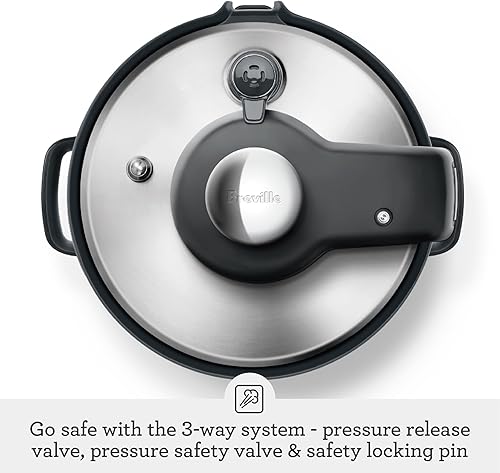 Miniatura 5 de Breville la olla de cocción lenta Fast Slow GO, BPR680BSS, acero inoxidable cepillado