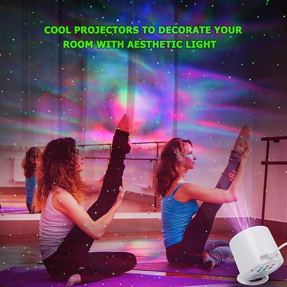 HERHOTER - Galaxy Projector, Star Projector with Timer and Remote Control for Adult Bedroom Decor, Party, Star Night Light