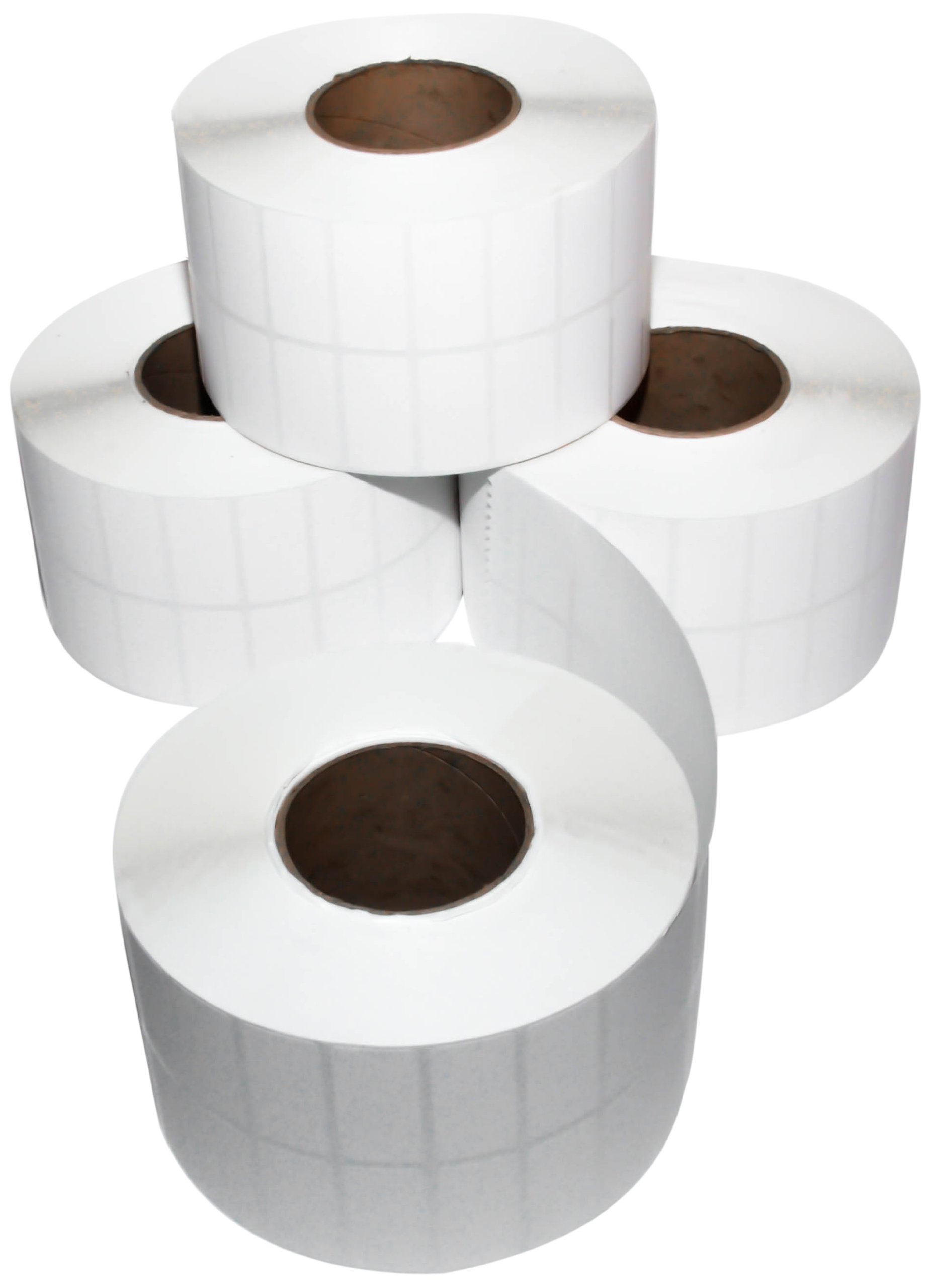 Compulabel Thermal Transfer Shipping Labels 2 x 1 Inch, White, Permanent Adhesive, 3” Core, 11000 Labels per Roll, 4 Rolls