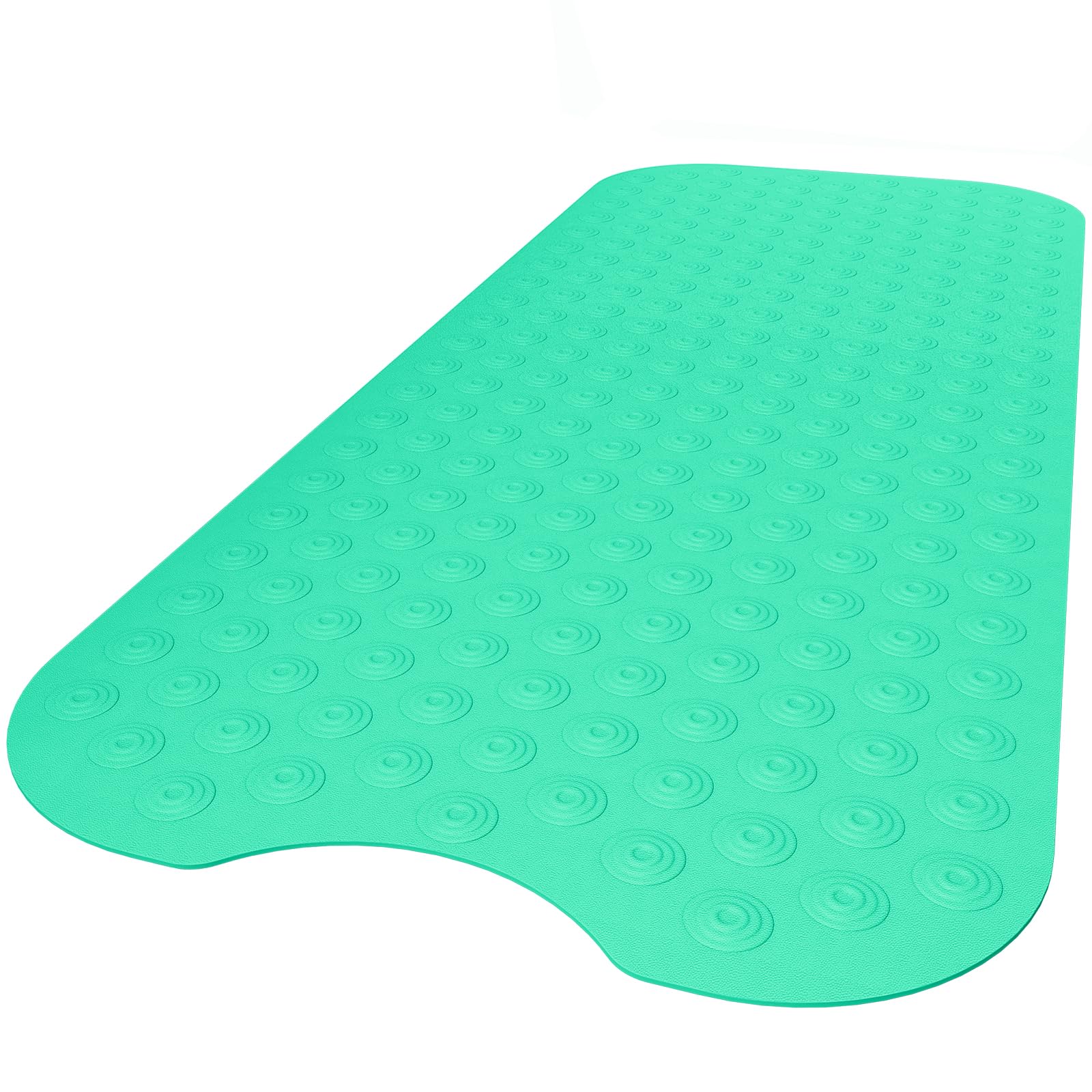 OTHWAY No Suction Cup Bath Mat: 39x16 inch Extra Long Bathmat│Perfect for Refinished or Ordinary Bath Tubs│Made of Nature Rubber│a Blessing for The