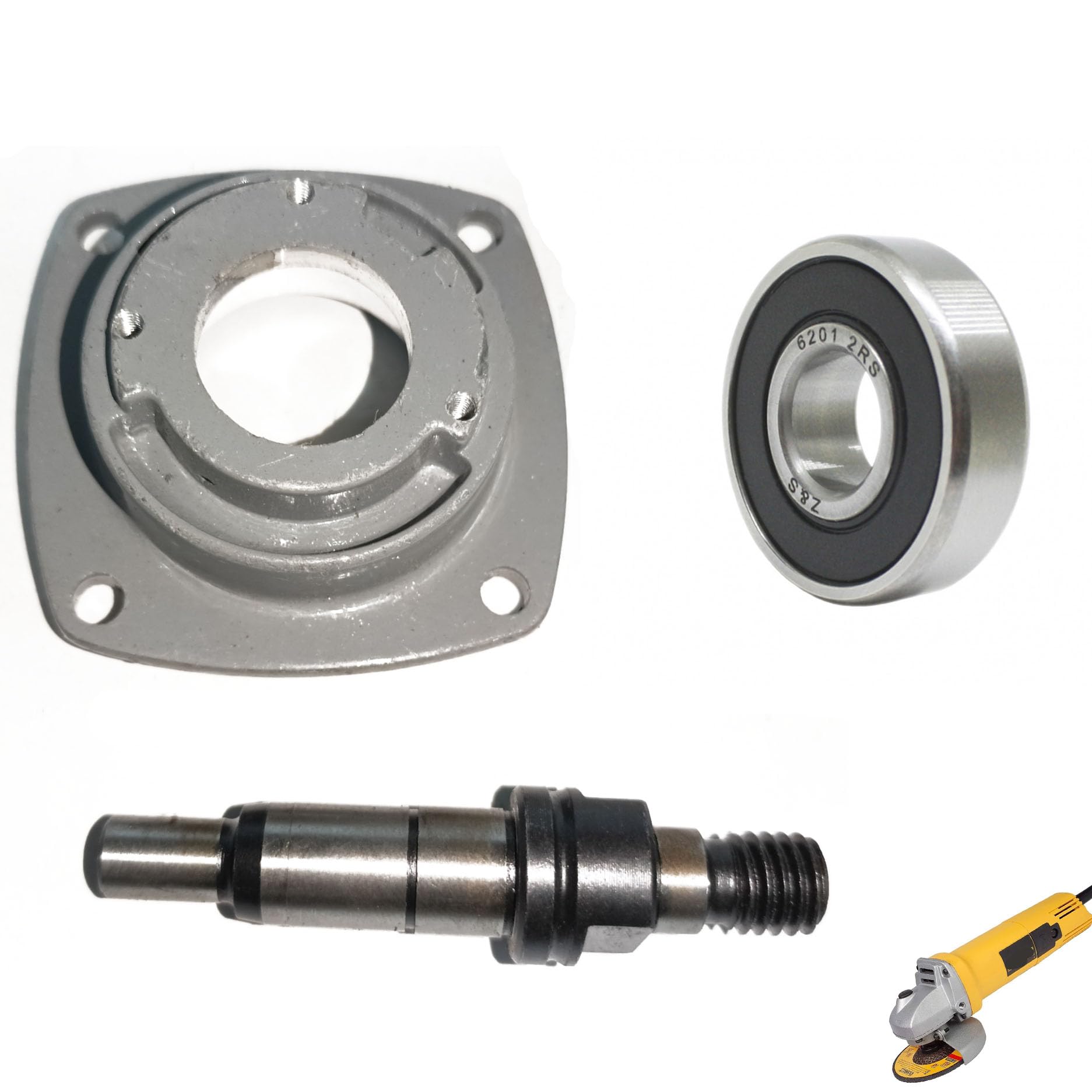 Angel Grinder DW801Spare Parts Dibbi, Bearing, Spindle And C Ring Pack of 4 (4-Inch/100MM Angle Grinder Machine Armature 801,810 Model) (B0CJLP3GYP) Amazon Price History, Amazon Price Tracker