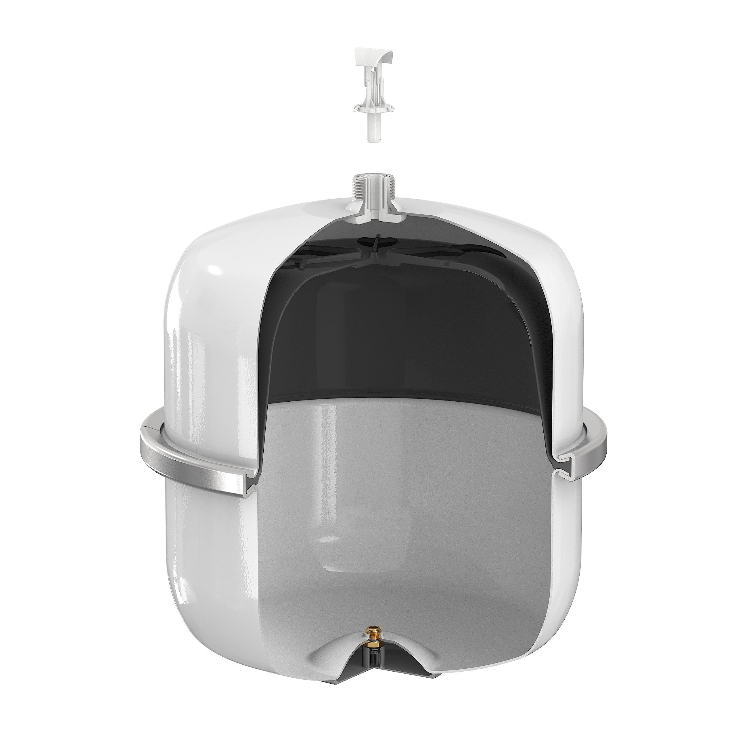Flamco 24259 Airfix Vaso de Expansión para Instalaciones de Agua Potable, Blanco, 8 Litros, 4 Bares