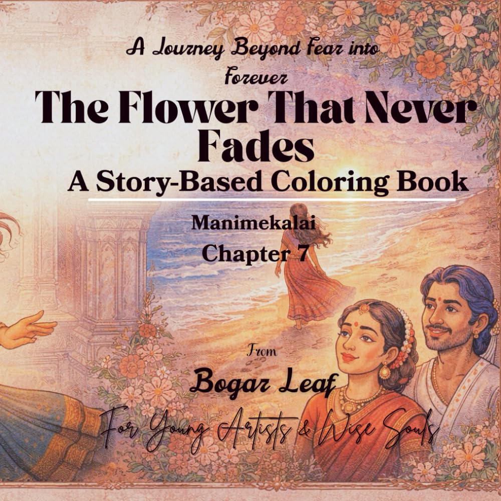 A Journey Beyond Fear into Forever: The Flower That Never Fades: A Story-Based Coloring Book | Chapter 7 | Ages 4 to Adult | Moral, relaxing, Quality ... where ancient wisdom meets modern hands)