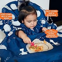 Vista 22 de grabease Allover Waterproof Bib for Self-Feeding Infants and Toddlers, Machine Washable, Ages 6-24 Months