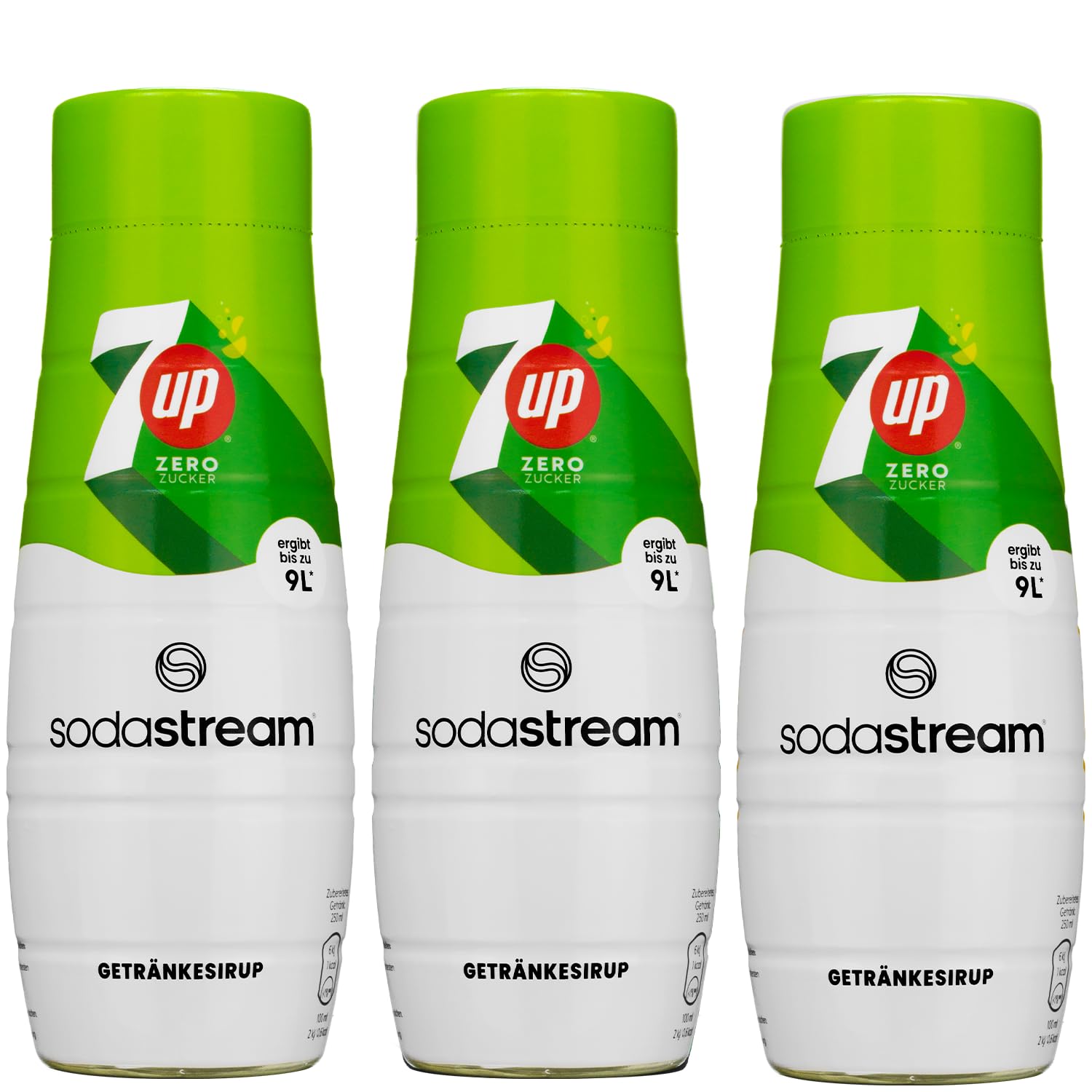 Sodastream 3x SYROP 7UP FREE ZERO 440 ml BEZ CUKRU DO SATURATORA