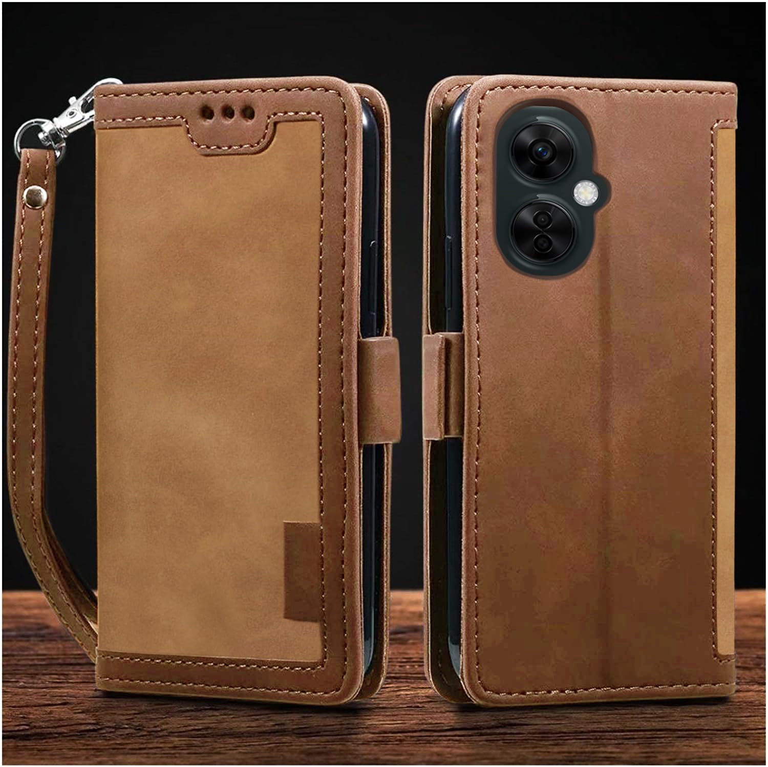 Excelsior Premium PU Leather Wallet flip case Cover with | Card and Cash Slot | 360 Full Body Protection | Inner TPU case for Oneplus Nord CE 3 Lite (Coffee) (B0C97N7Y3G) Amazon Price History, Amazon Price Tracker