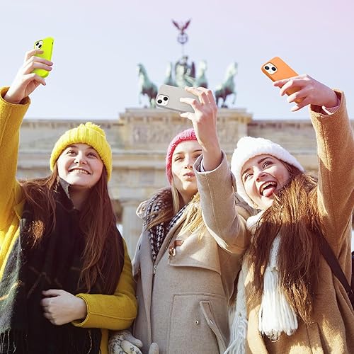 Miniatura 2 de AOTESIER Funda para iPhone 13 Mini, protección militar a prueba de golpes, funda de silicona líquida con forro de microfibra suave antiarañazos,